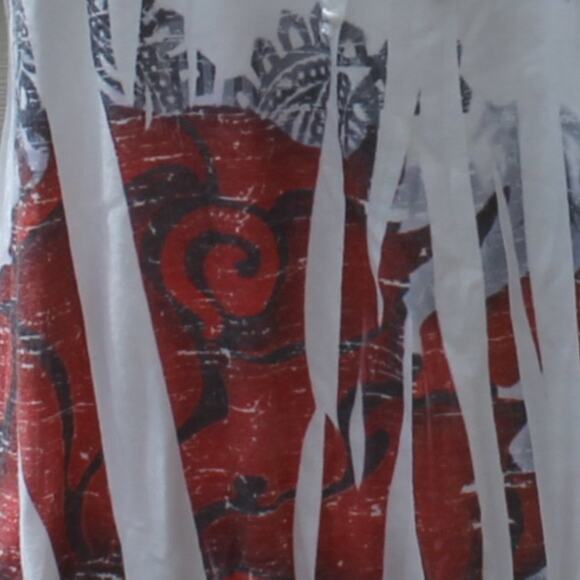 Daniel Benjamin Women's Short Sleeve Top Goth Punk Tattoo Festival Size M - Picture 8 of 9